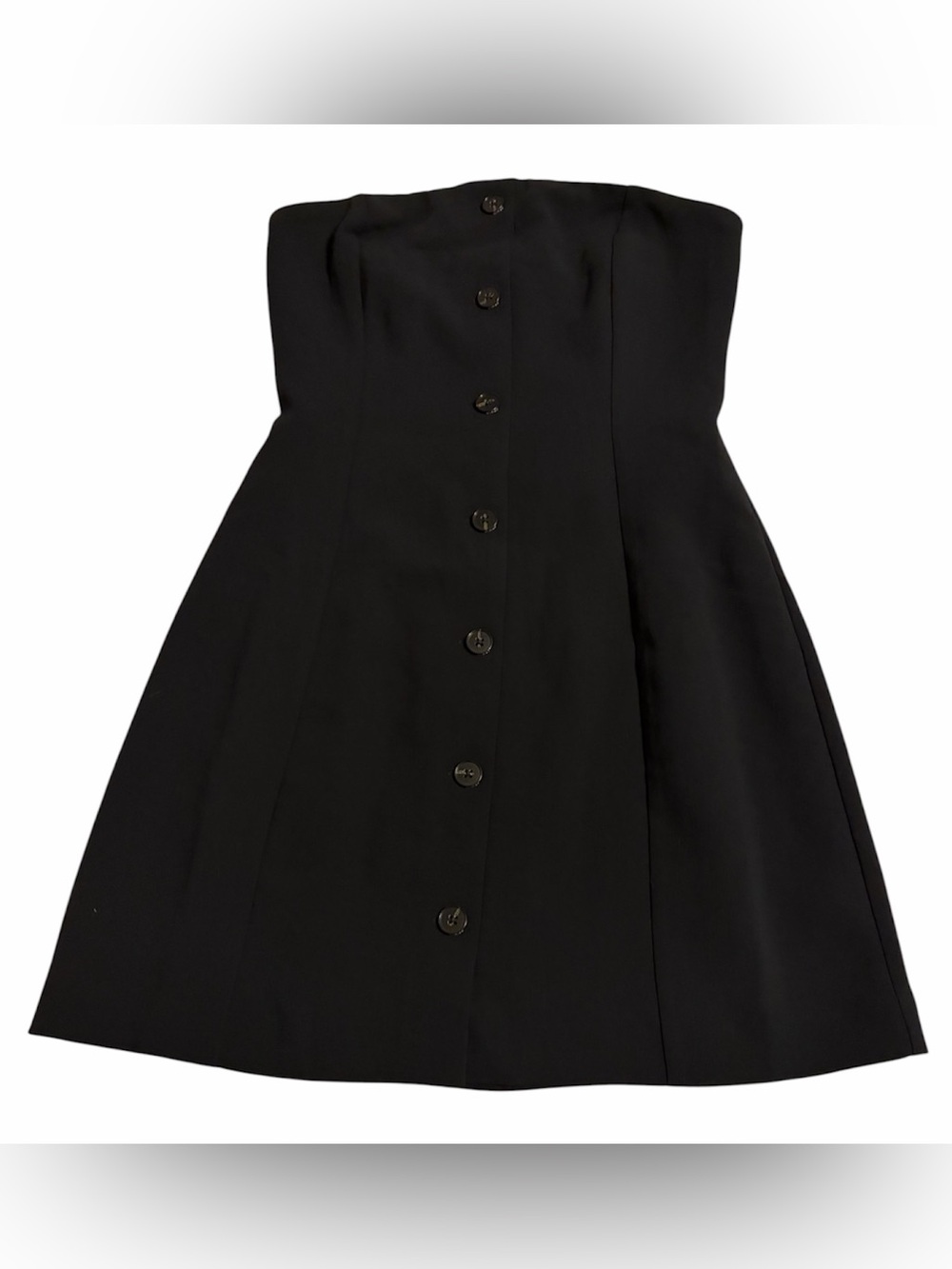 NWT Aritzia Wilfred Rarity Strapless Mini Dress Size 4 Black - Picture 5 of 7